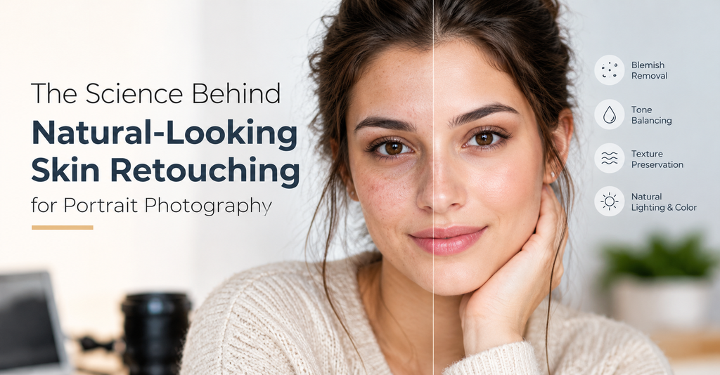 The Science Behind Natural-Looking Skin Retouching for Portrait Photography  - Cover Image